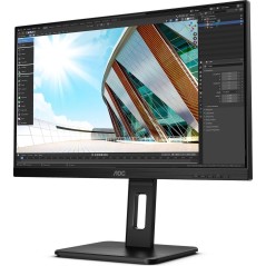 AOC Q24P2Q 23.8 IPS 2560 x 1440 (2K) VGA (HD-15) HDMI DisplayPort 75Hz